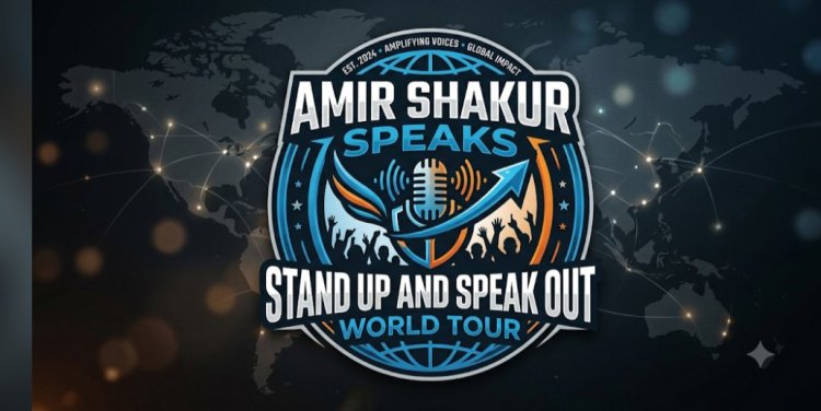Amir Shakur Speaks — Stand Up and Speak Out World Tour logo